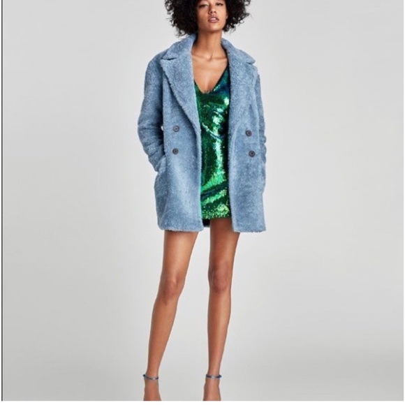 ZARA green sequined dress - Picture 11 of 11